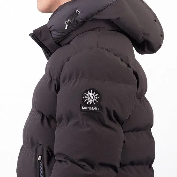 Sandbanks Banks Core Puffer Jacket Charcoal