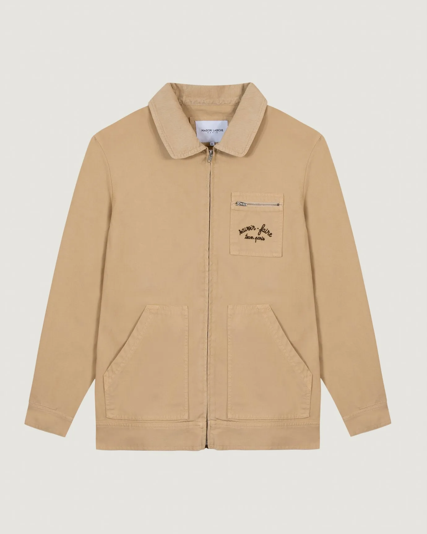 'savoir-faire' audin canvas cotton jacket