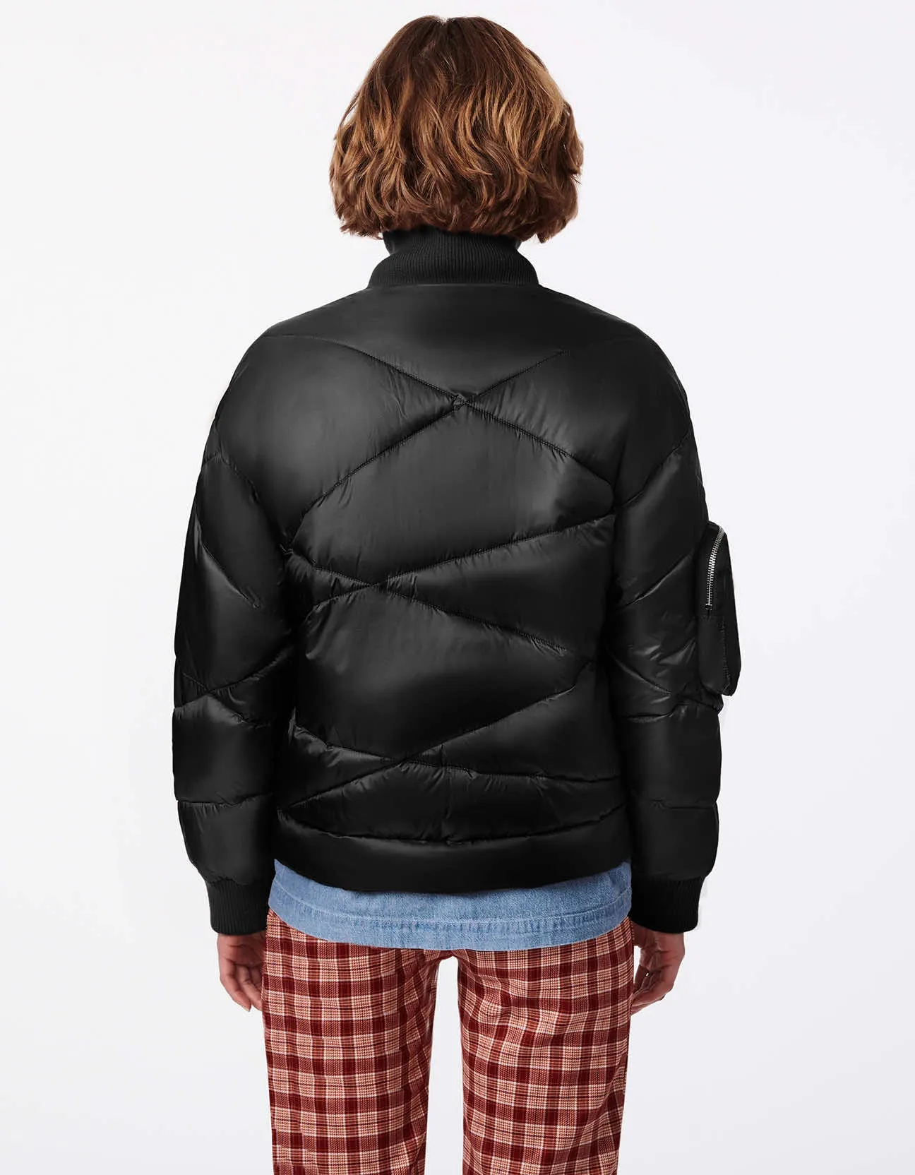 Sleeve Surprise Puffer Jacket