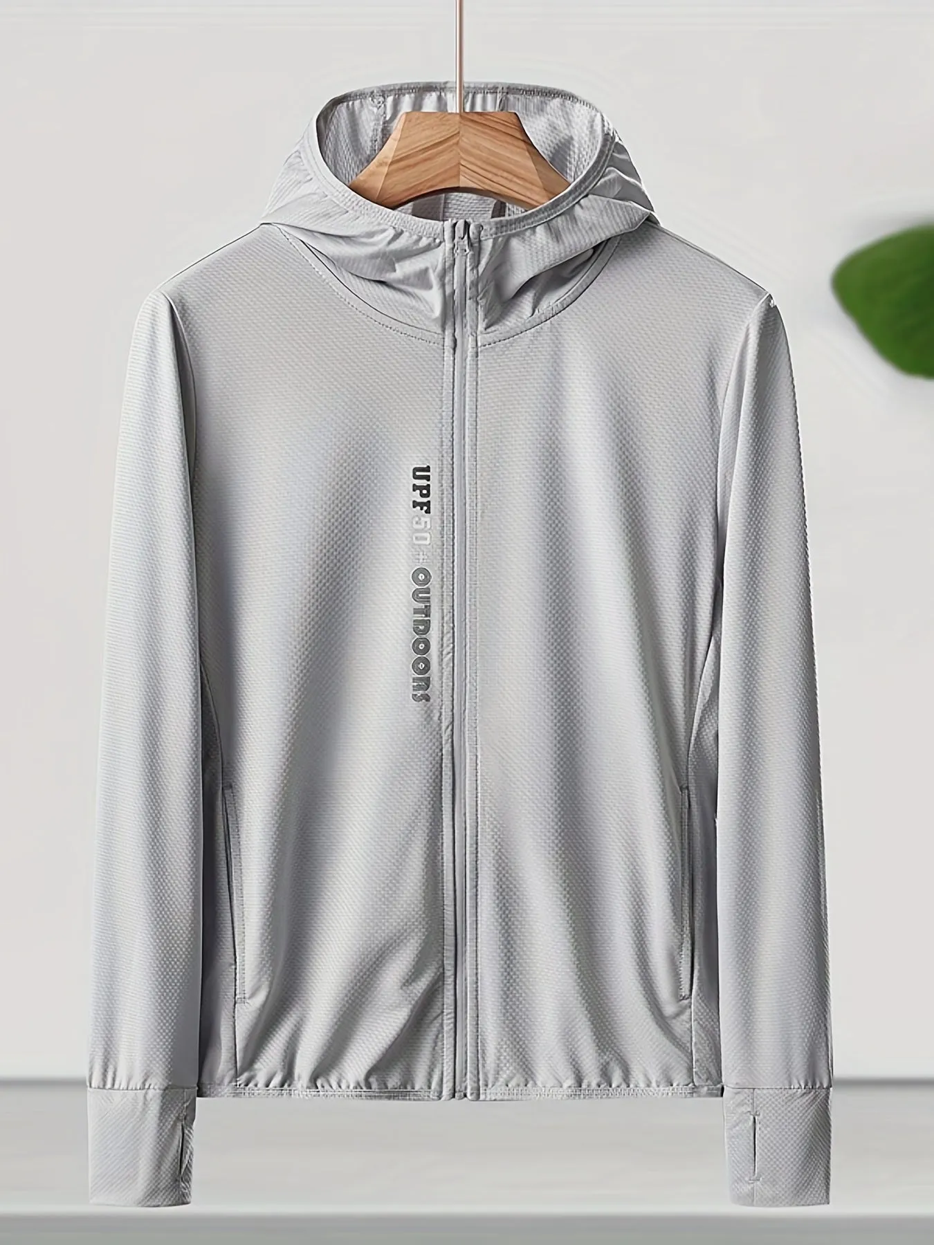 Summer Breeze Ice Silk Hooded Jacket for Women - Lightweight, Breathable, Quick-Drying, Water-Resistant, and Windproof Outdoor Running Jacket with Adjustable Hood and Hem - Perfect for Summer Sports, Fitness, and Outdoor Activities