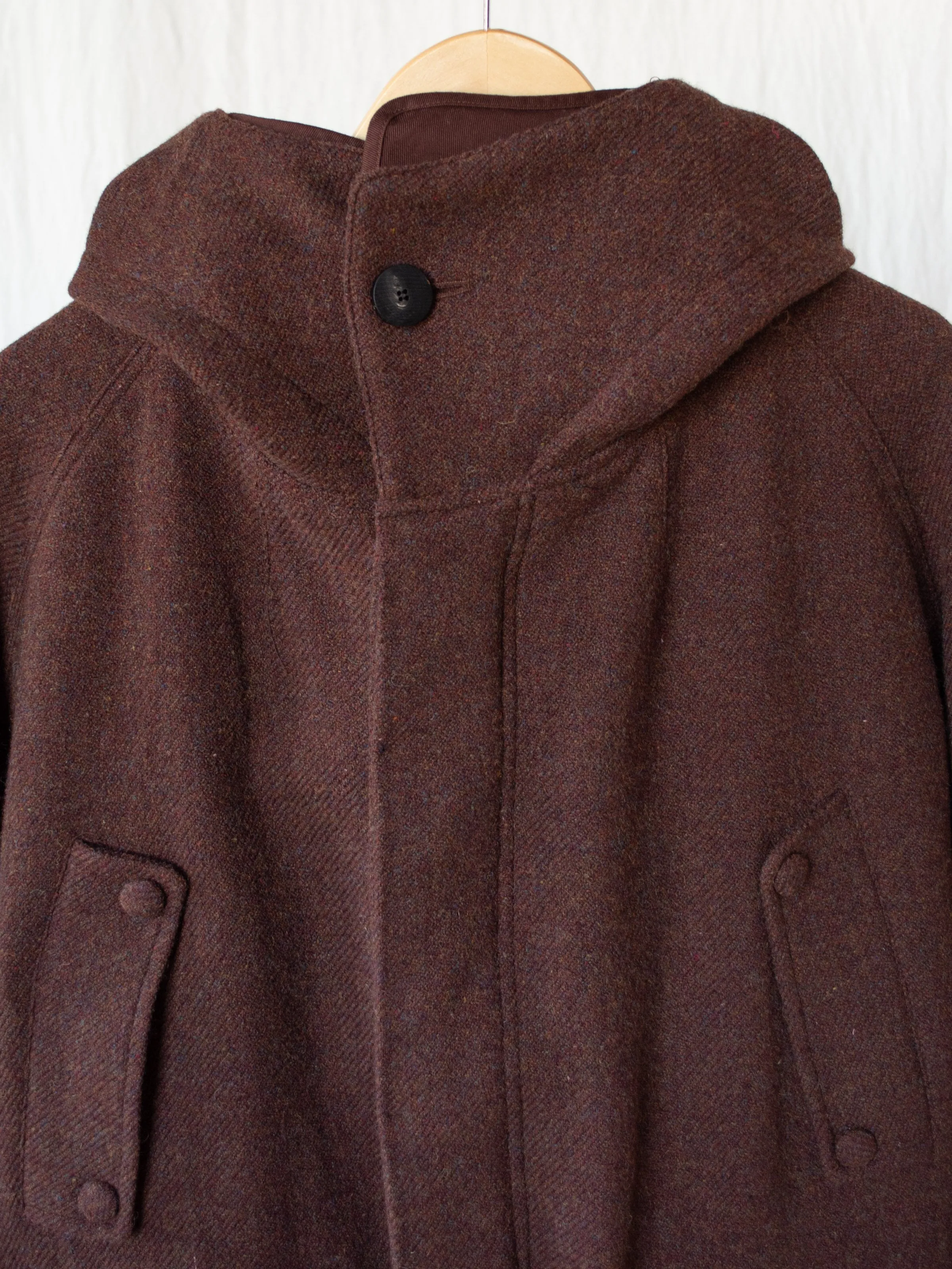 The Document Wool Parka - Brown/Orange