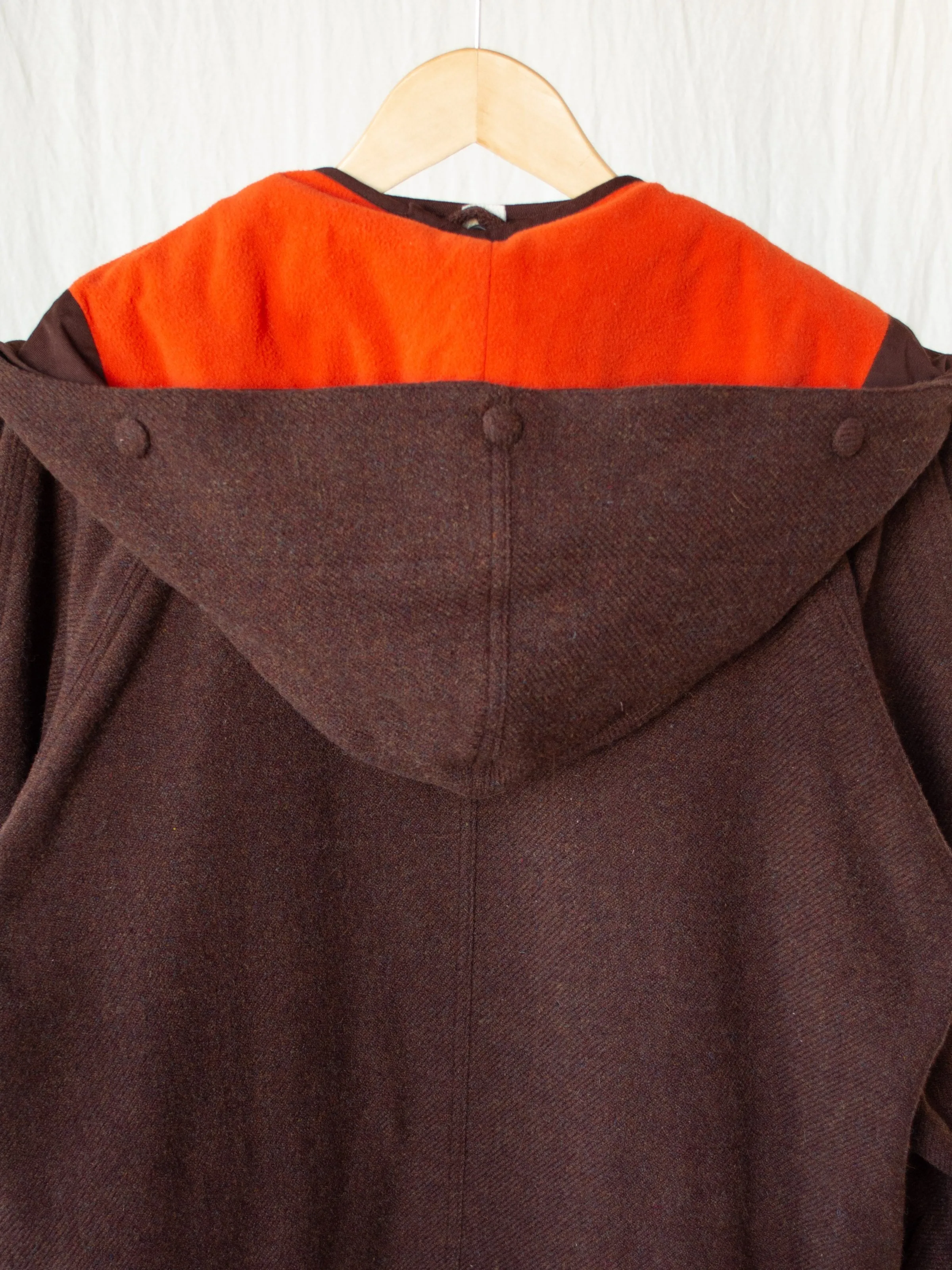 The Document Wool Parka - Brown/Orange