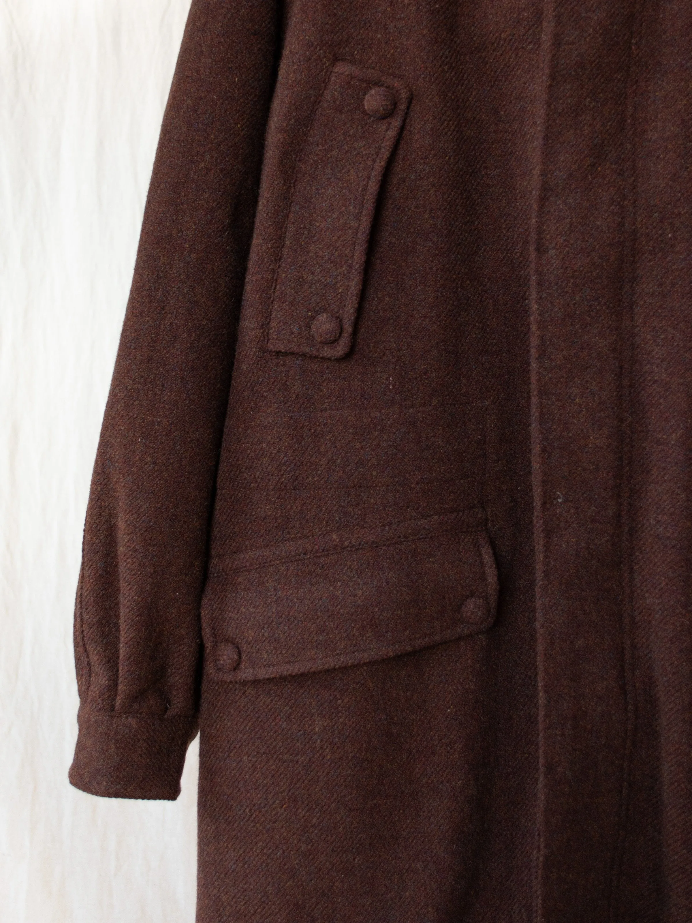 The Document Wool Parka - Brown/Orange