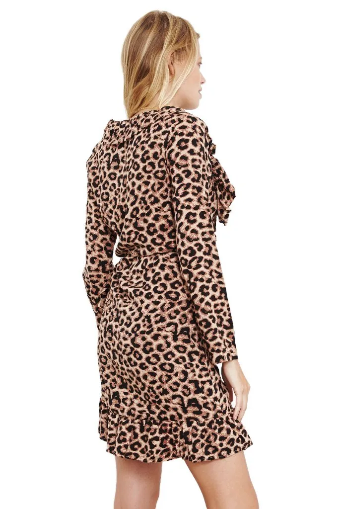 The People Vs WOMENS AVA WRAP DRESS HYENA