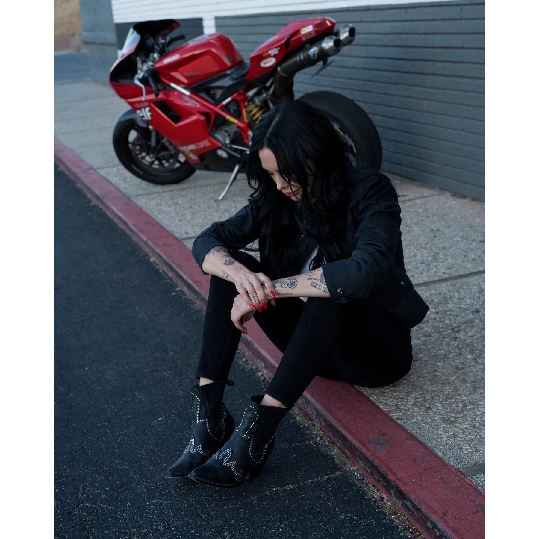 The Women's Driggs Waxed Canvas Black Riding Jacket