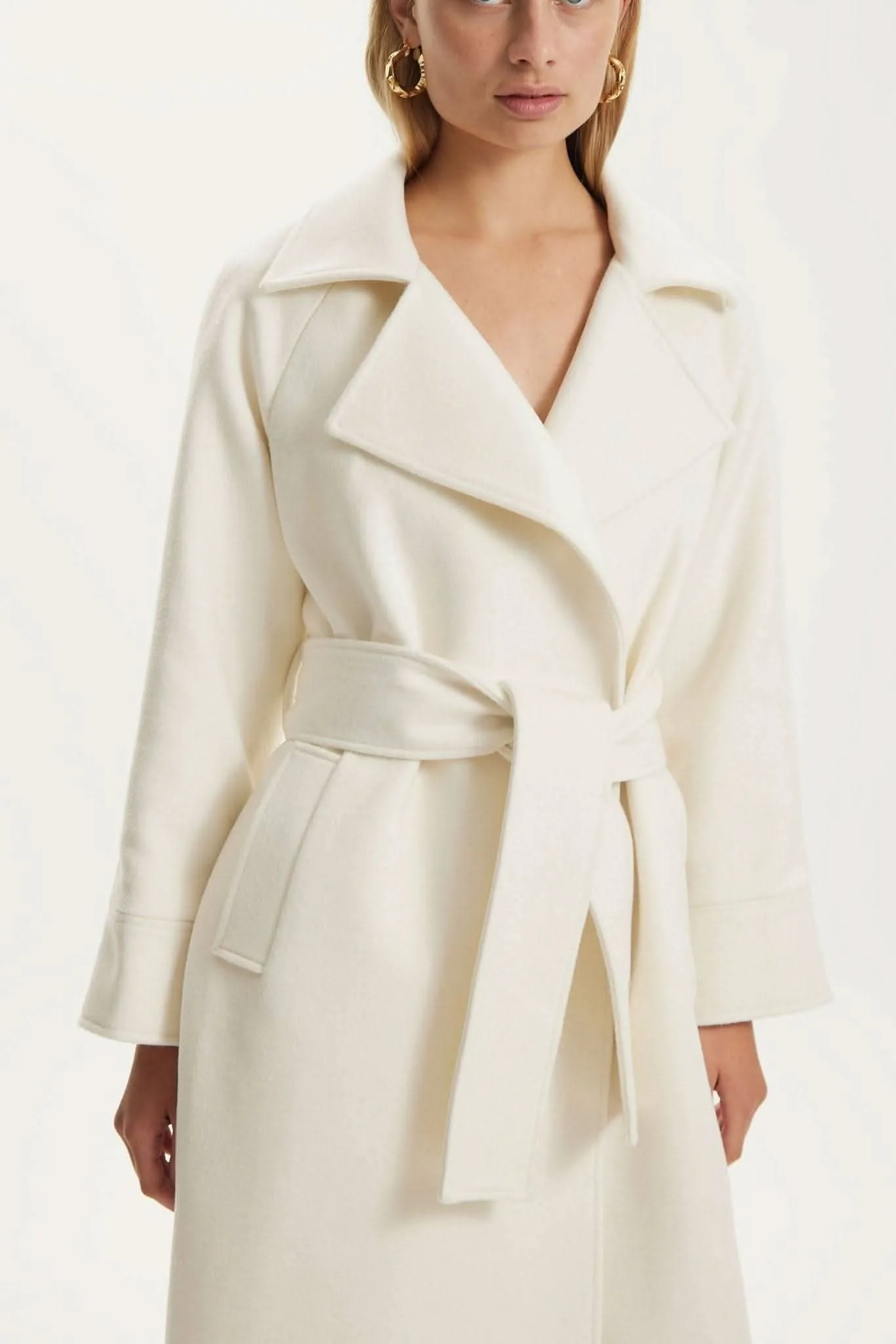 Uncover Woolen Trench Coat