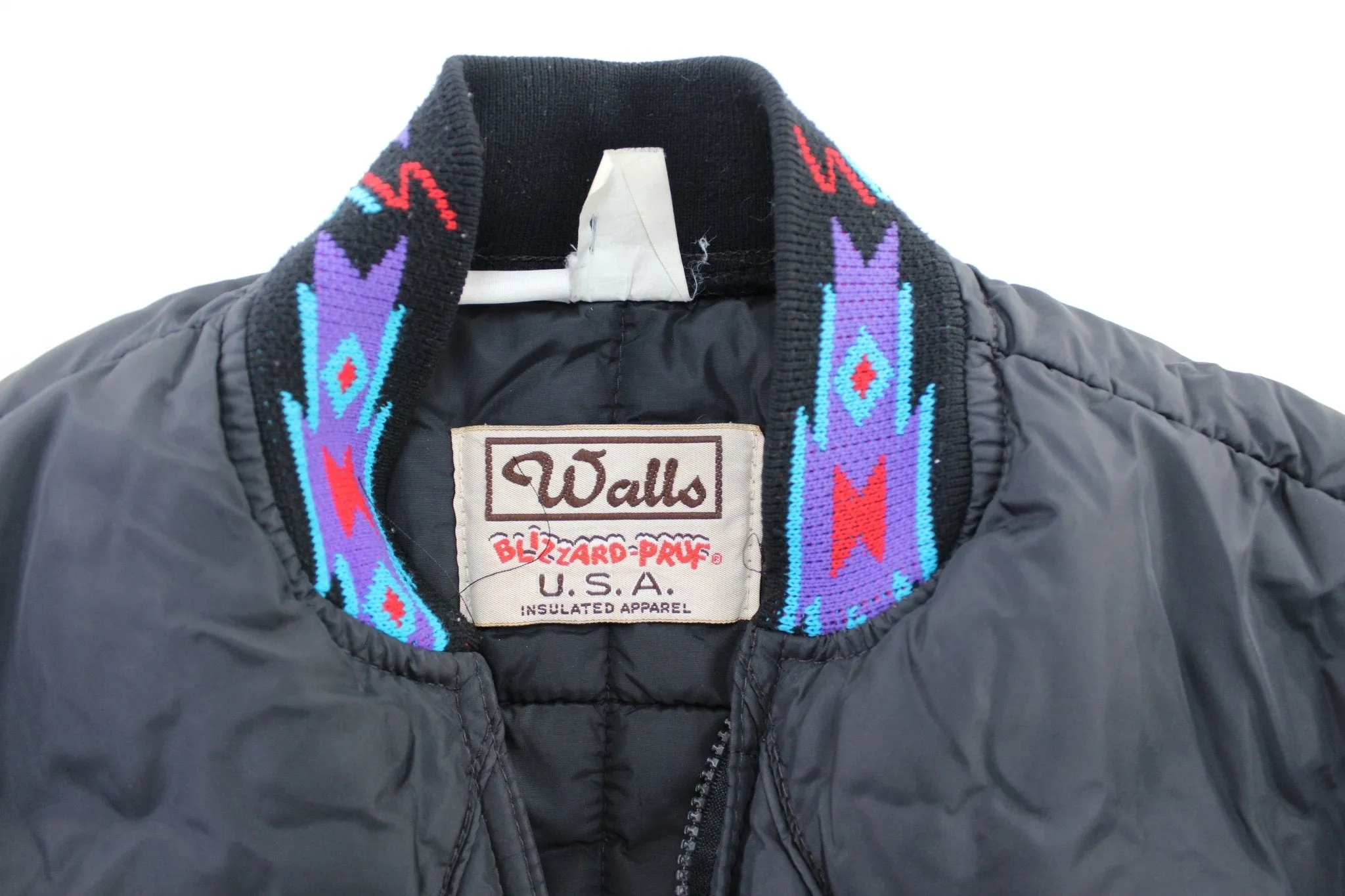 Vintage Walls Blizzard-Pruf Black Puffer Jacket