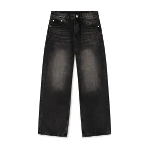 WASHED JEANS - BLACK