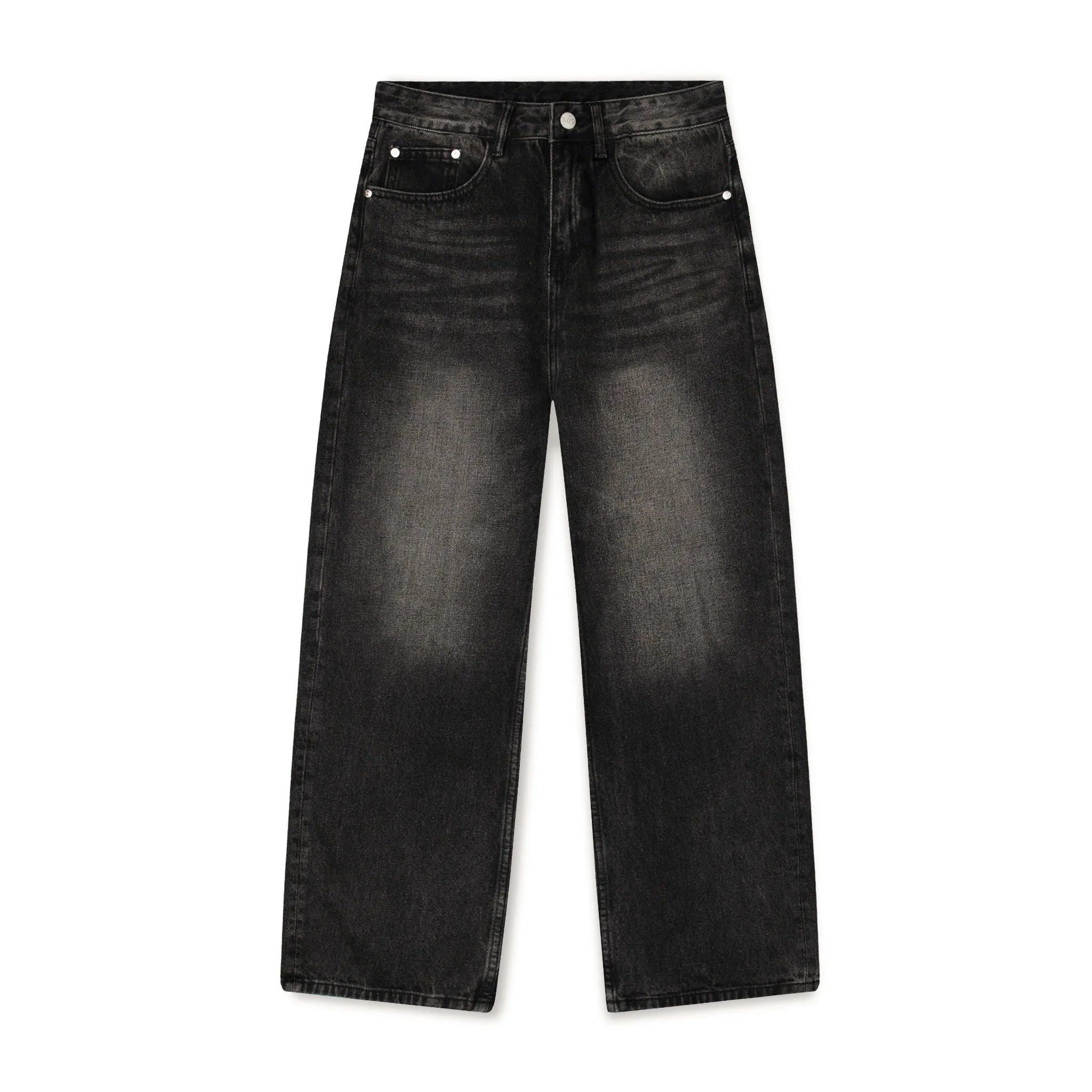 WASHED JEANS - BLACK