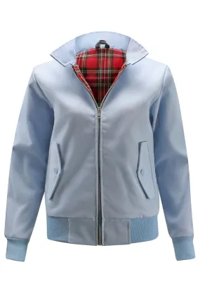 Womens Classic Harrington Jacket - Light Blue