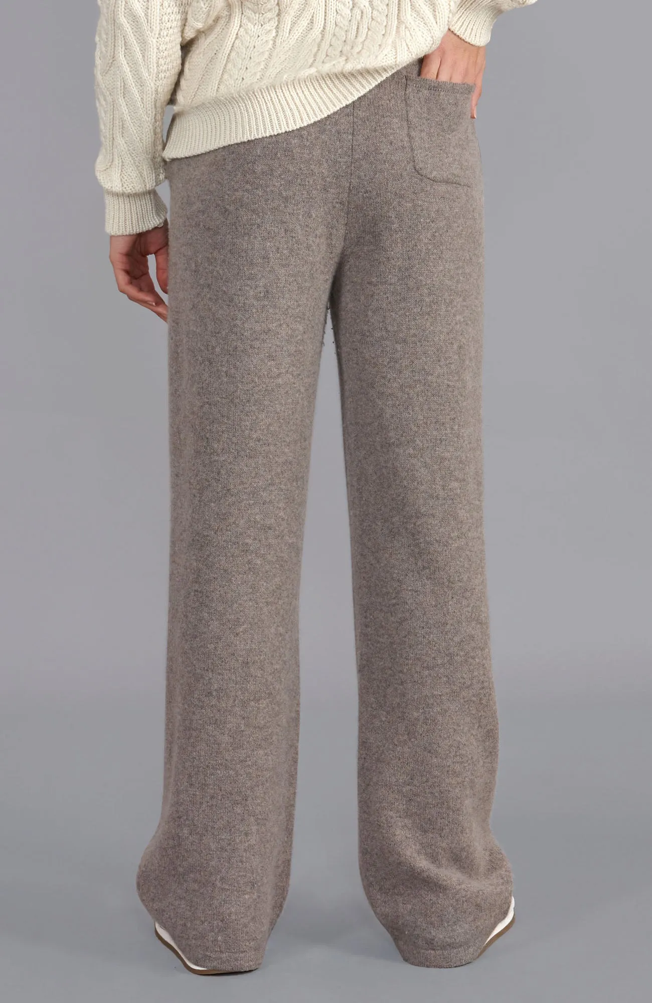 Womens Lambswool Knitted Trousers