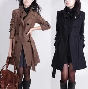 Women's Long Cashmere Winter Coat