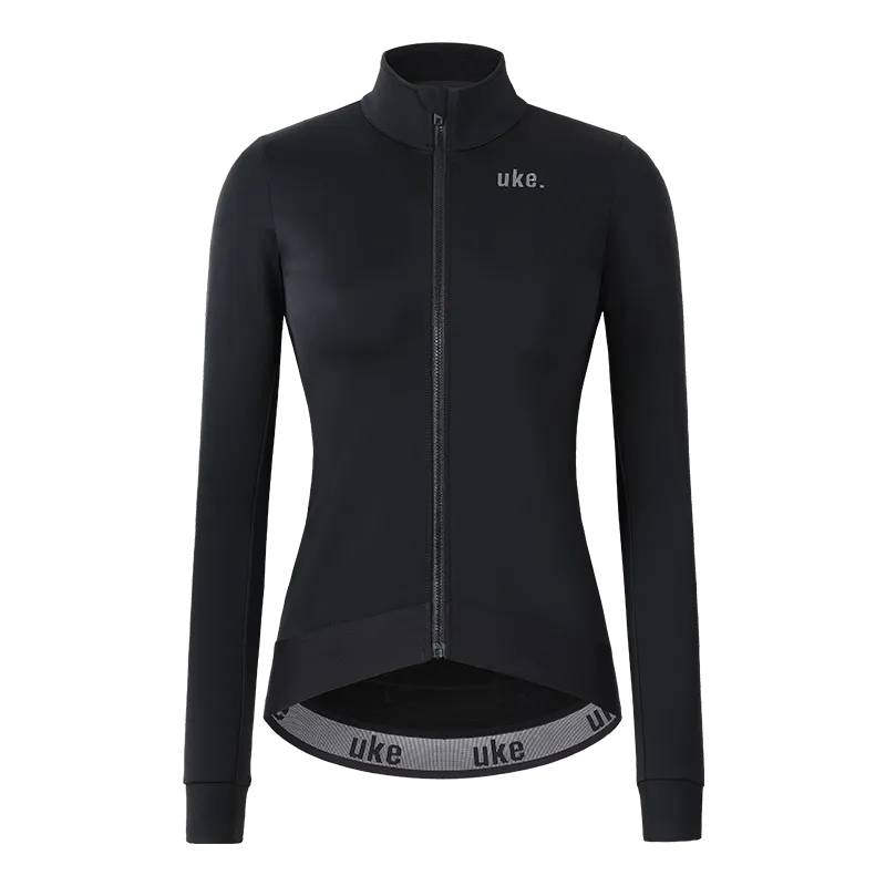 Women's Training Thermal Cycling Jacket Dreaming-Black