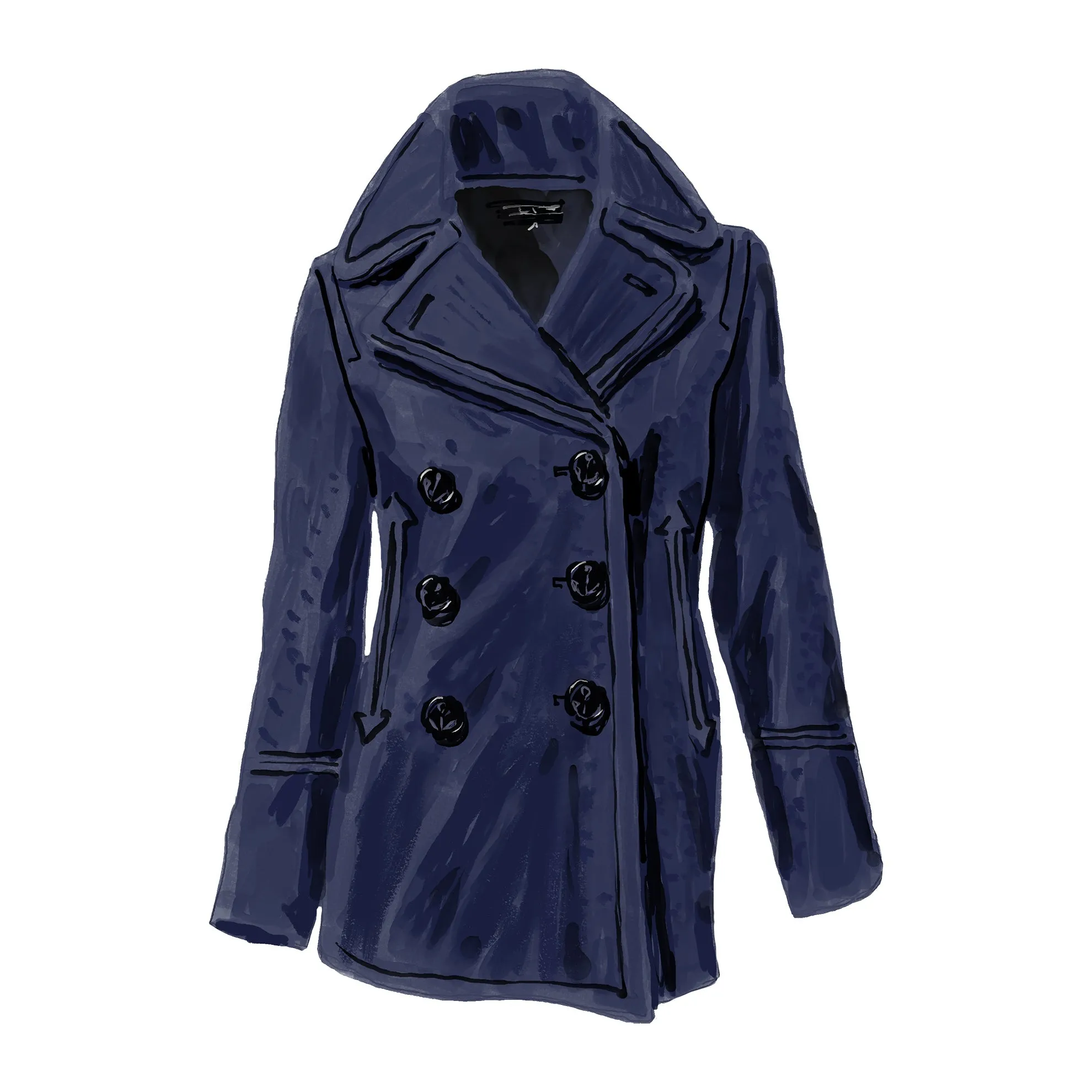 Women's U.S. Navy Peacoat