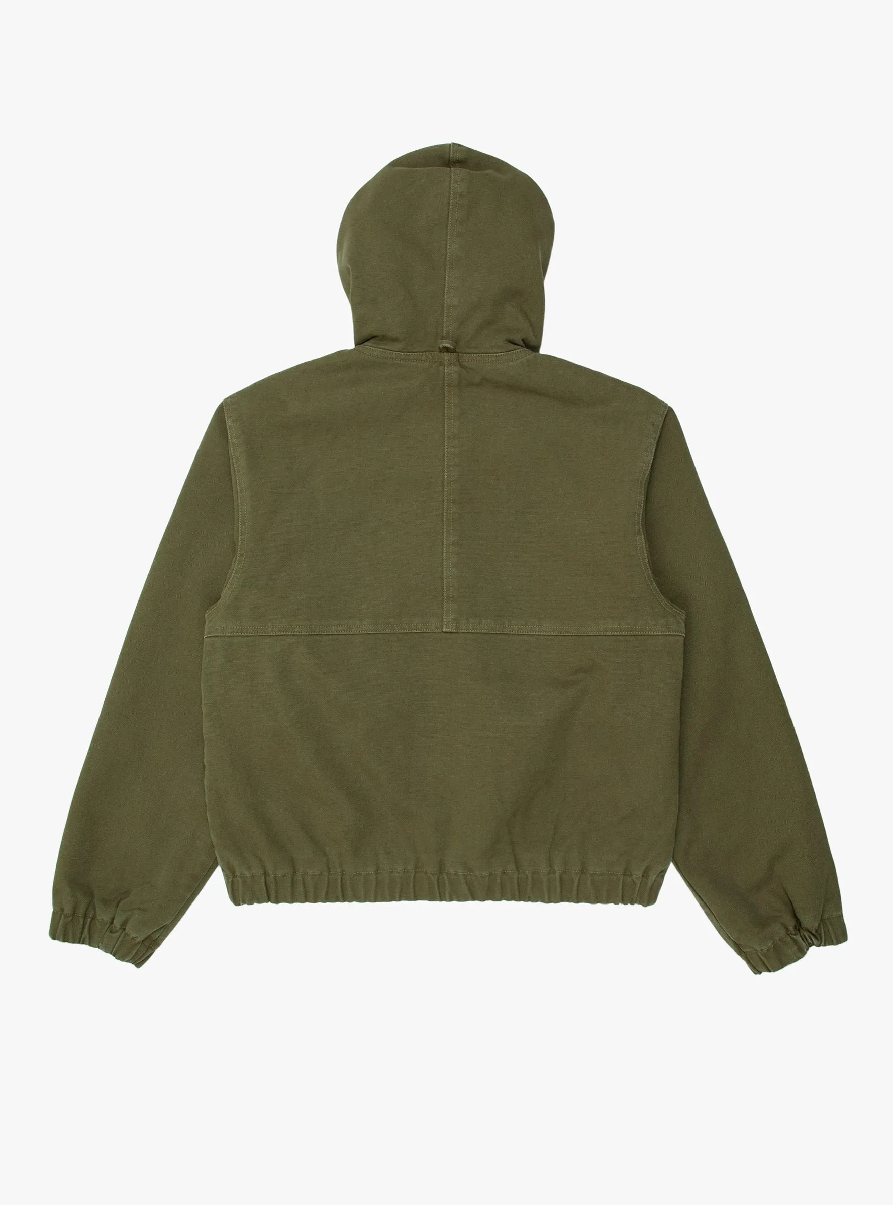 Work Jacket Insulated Canvas Olive