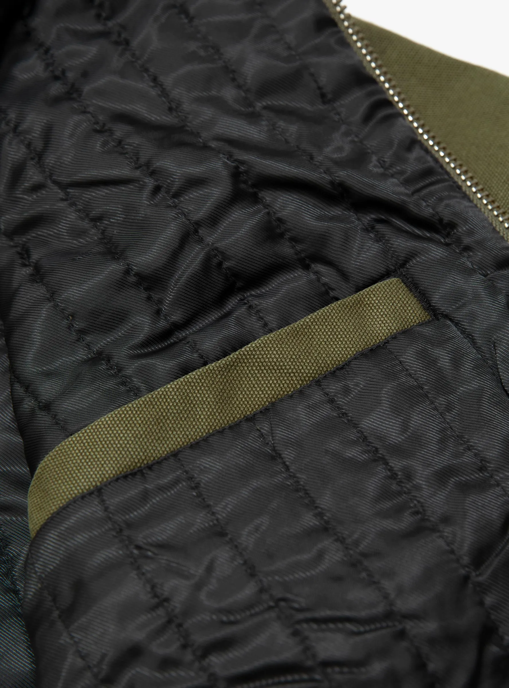 Work Jacket Insulated Canvas Olive