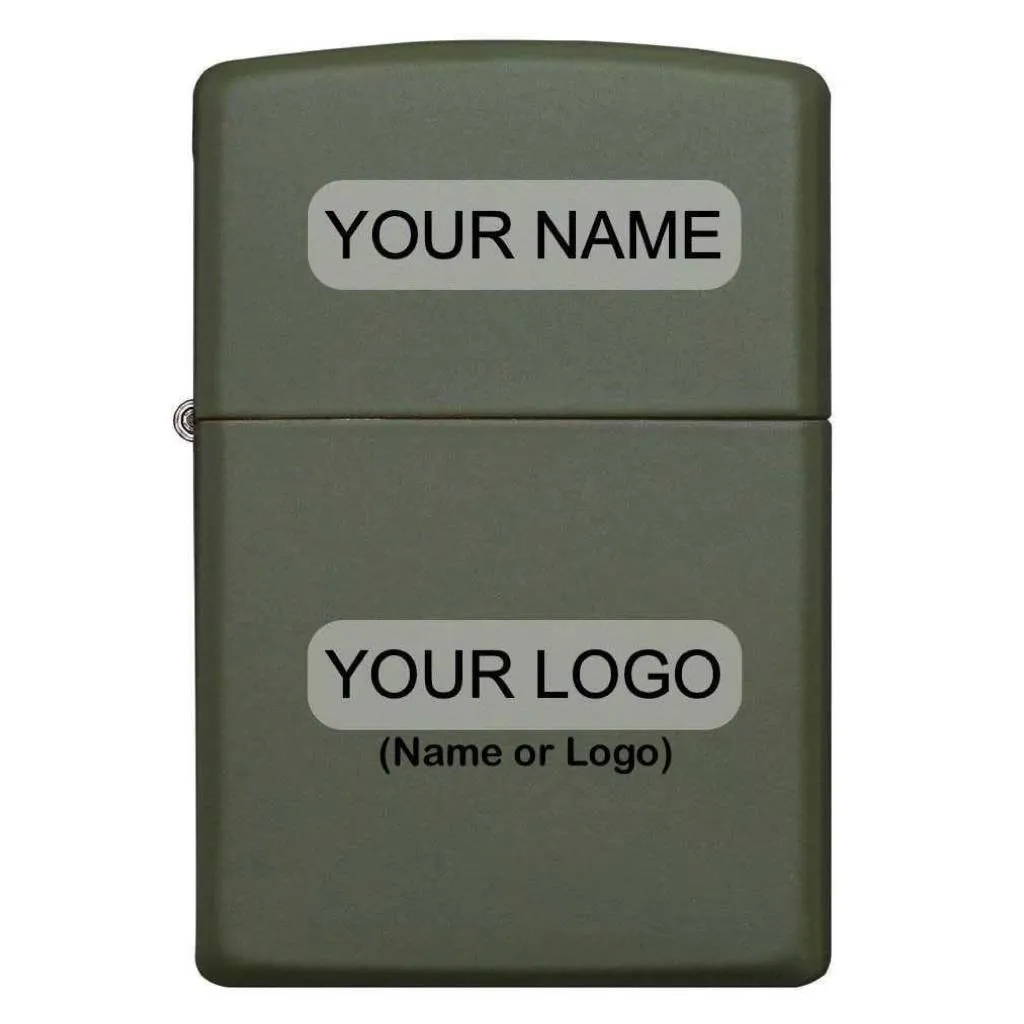 Zippo Classic Green Matte Lighter - 221